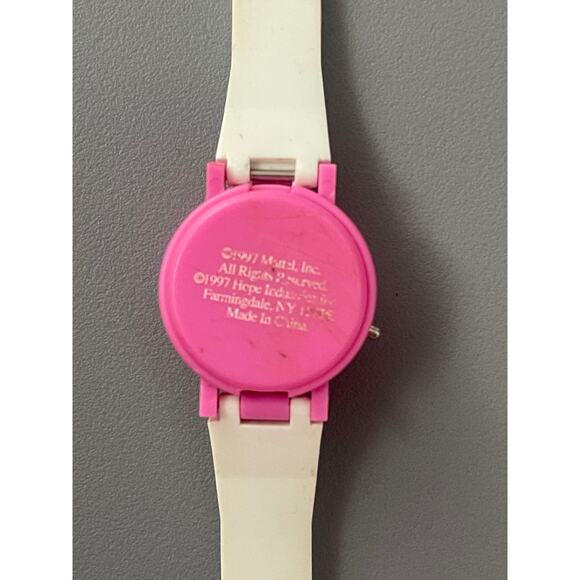 1997 Mattel Barbie Pink Kids Watch - Picture 3 of 7